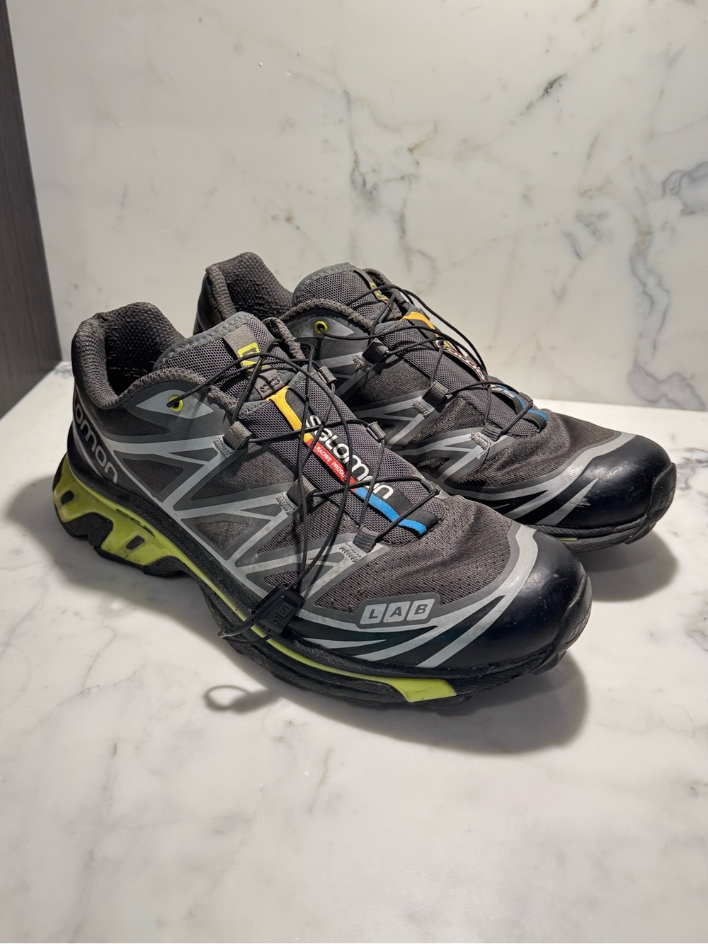 Salomon XT-6 Black / Magnet / Evening Primrose Low Top Trail Runners
